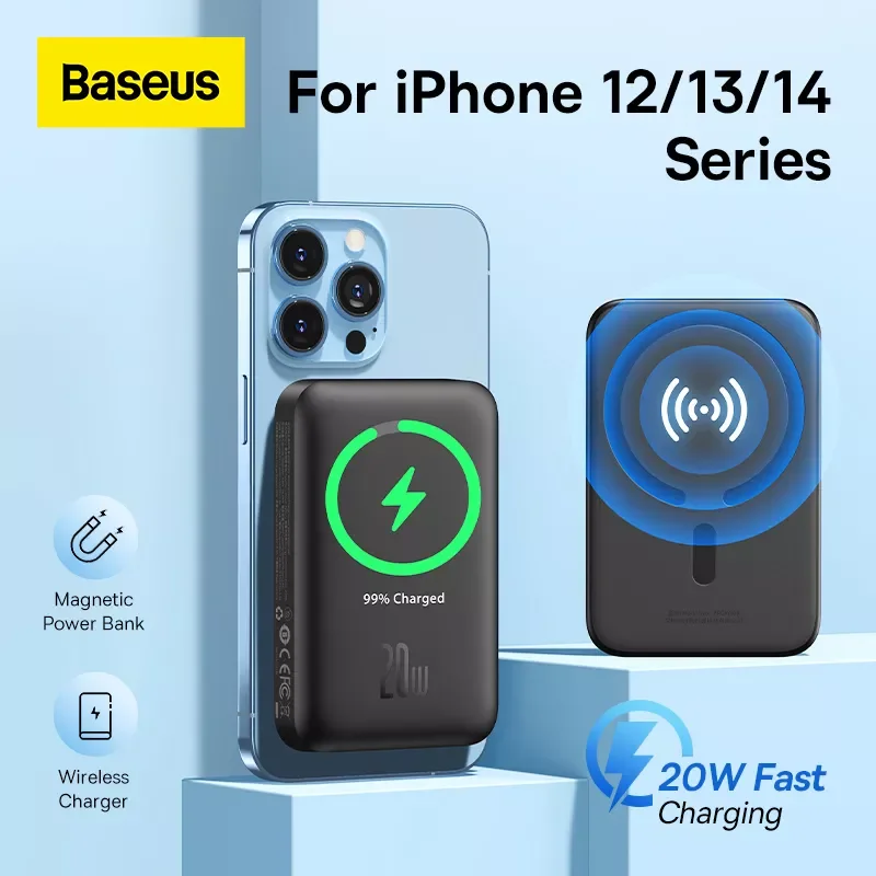 NEW2023 Baseus magsafe Power Bank 6000mAh 20W Wireless Phone Charger External Battery Fast Charging For iPhone 14 13 12 Series P
NEW2023 Baseus magsafe Power Bank 6000mAh 20W Wireless Phone Charger External Battery Fast Charging For iPhone 14 13 12 Series P