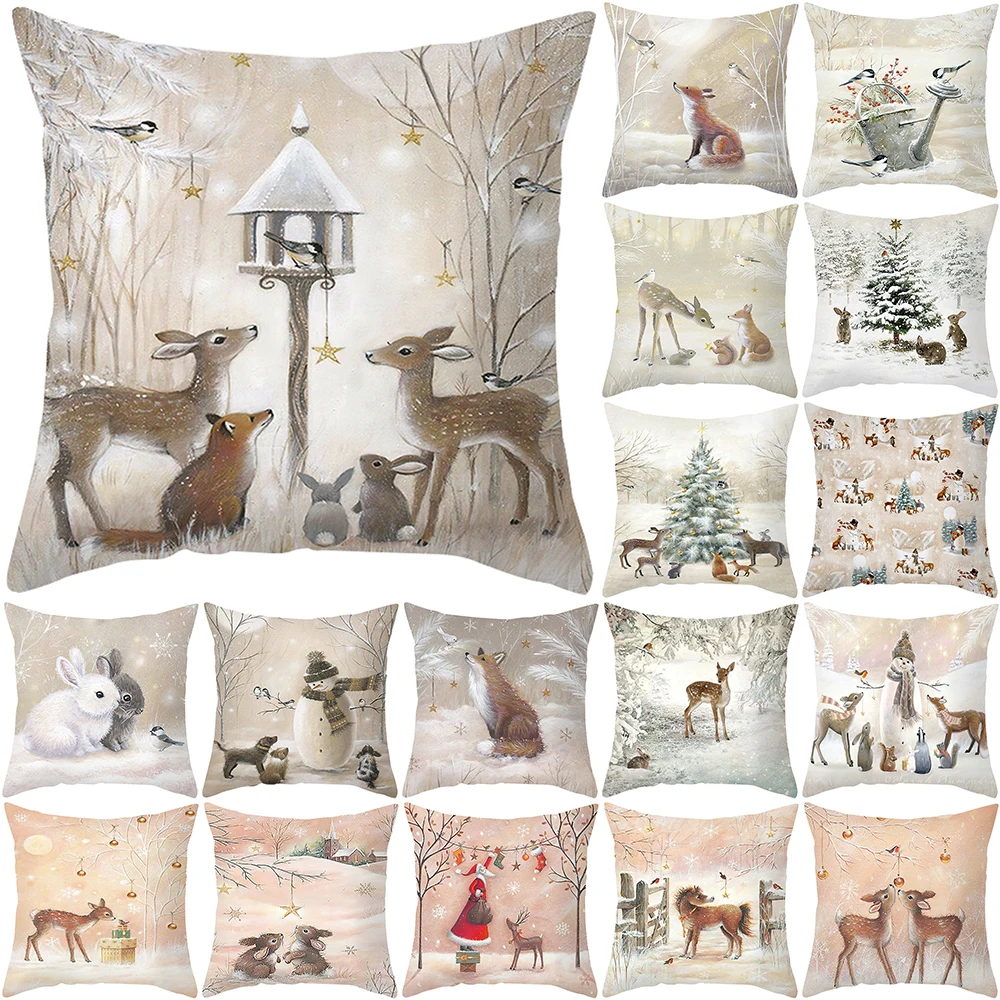 45x45cm Christmas Pillowcase Cushion Cover Christmas Decorations for Home Navidad 2022 Ornament Xmas Gifts Happy New Year 2023
45x45cm Christmas Pillowcase Cushion Cover Christmas Decorations for Home Navidad 2022 Ornament Xmas Gifts Happy New Year 2023