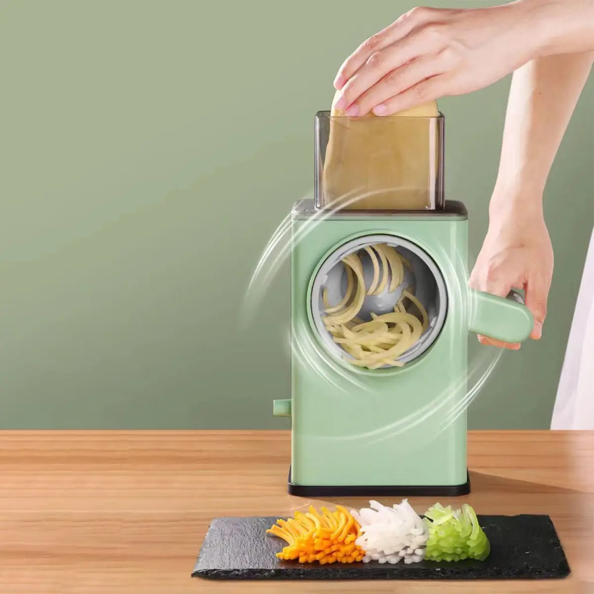 Multifunctional Manual Vegetable Slicer Kitchen Slicing Stainless Steel Potato Spiralizer Slicer Mandolin Grater Kitchen Tools
Multifunctional Manual Vegetable Slicer Kitchen Slicing Stainless Steel Potato Spiralizer Slicer Mandolin Grater Kitchen Tools