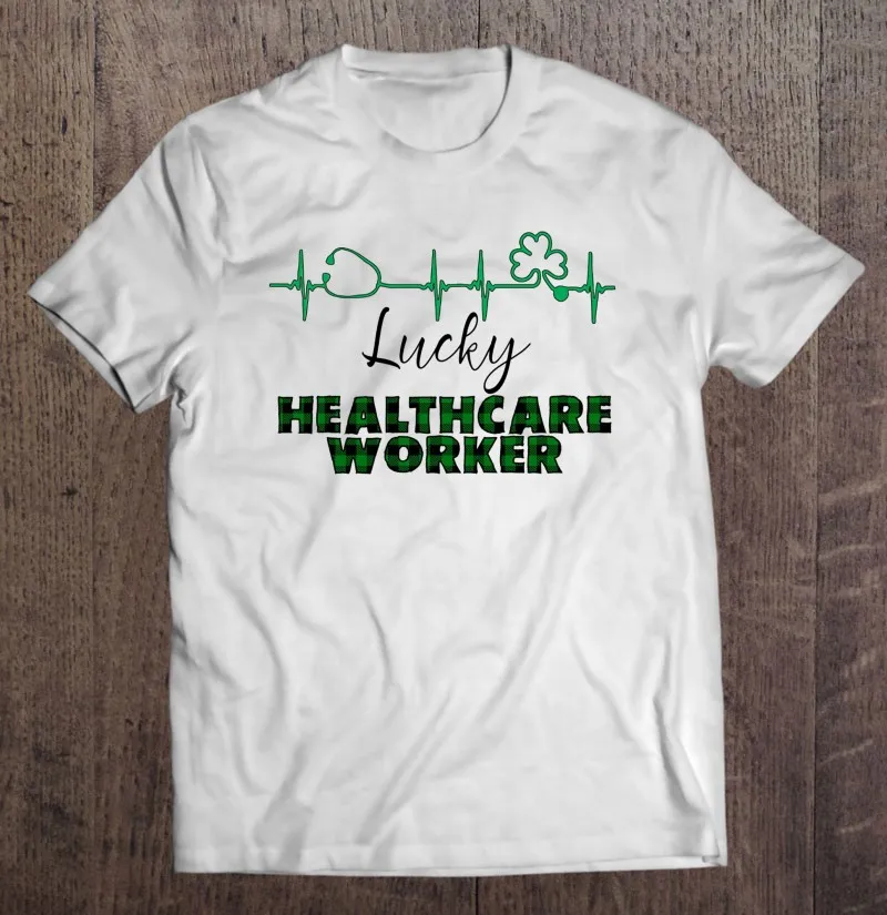 Lucky Healthcare Worker Heartbeat Stethoscope Shamrock St Patricks Day T Shirt Blank Unisex Oversize Men Anime Print Simple
Lucky Healthcare Worker Heartbeat Stethoscope Shamrock St Patricks Day T Shirt Blank Unisex Oversize Men Anime Print Simple
