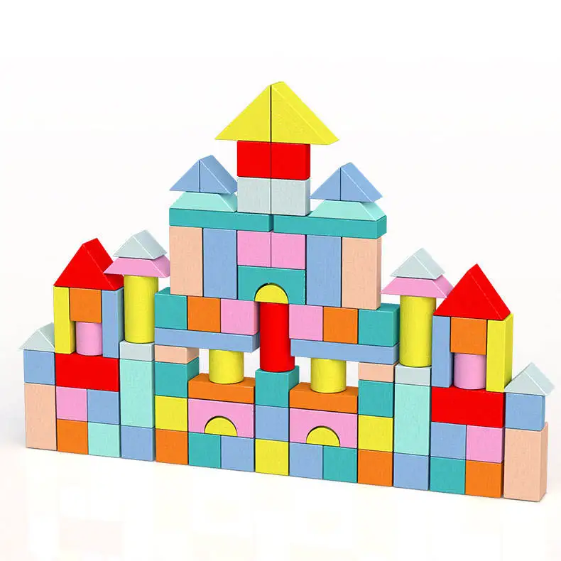 61Pieces DIY Wooden Assembled Toy Macaron Large Particle Building Blocks Children Early Education Educational Toys Toddlers Gift
61Pieces DIY Wooden Assembled Toy Macaron Large Particle Building Blocks Children Early Education Educational Toys Toddlers Gift