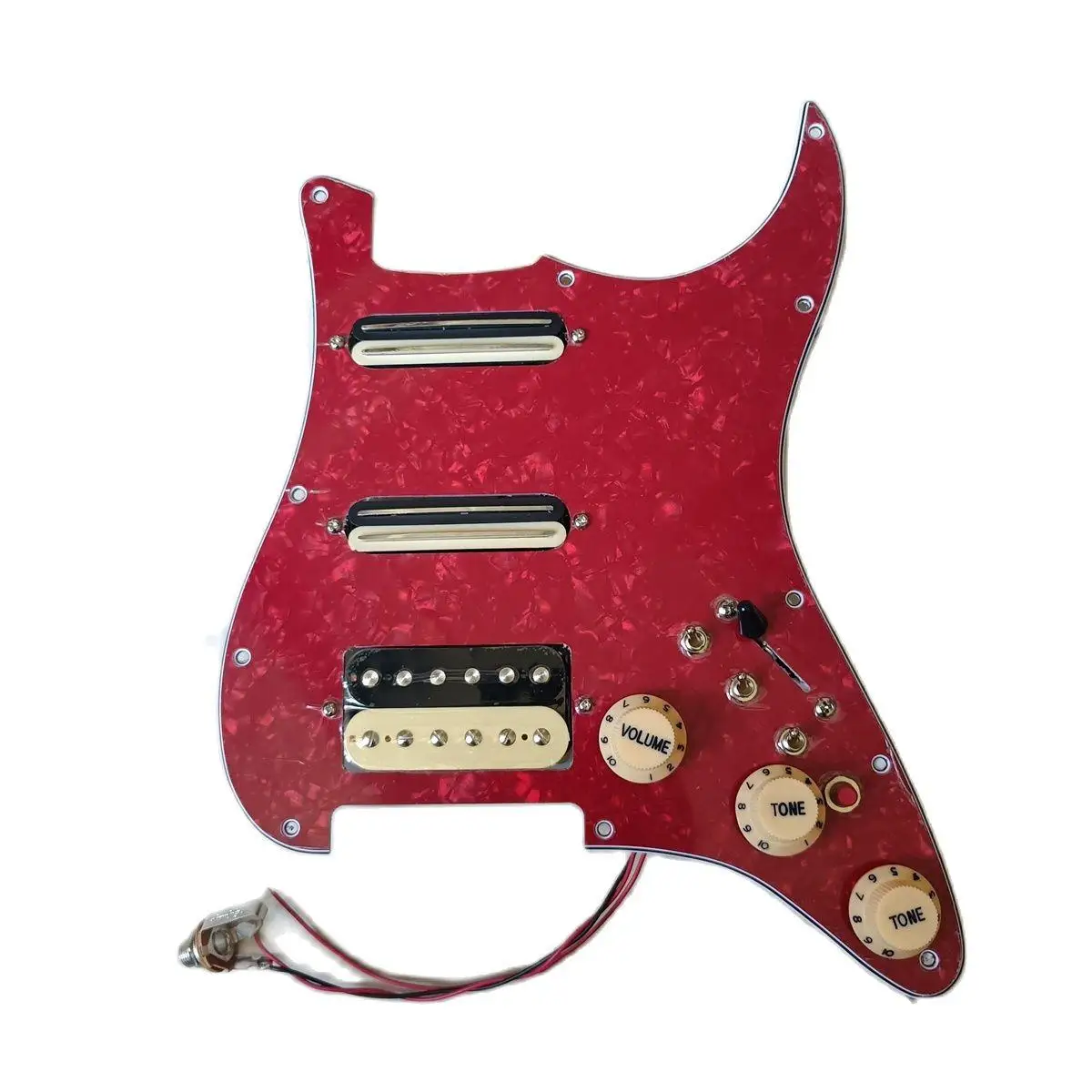 Rare Multifunction Switch SSH Pickguard Zebra Mini Humbucker Pickups Alnico 5 Pickups 3 Single Cut Toggle function
Rare Multifunction Switch SSH Pickguard Zebra Mini Humbucker Pickups Alnico 5 Pickups 3 Single Cut Toggle function