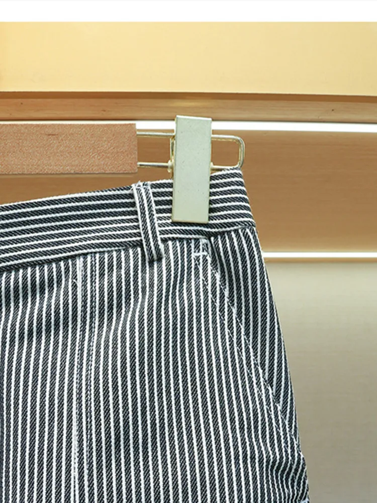 Women's Shorts Stripes Loose Fit Zipper Fly High Wasit Wide Leg Pants Casual Summer 2023
Women's Shorts Stripes Loose Fit Zipper Fly High Wasit Wide Leg Pants Casual Summer 2023