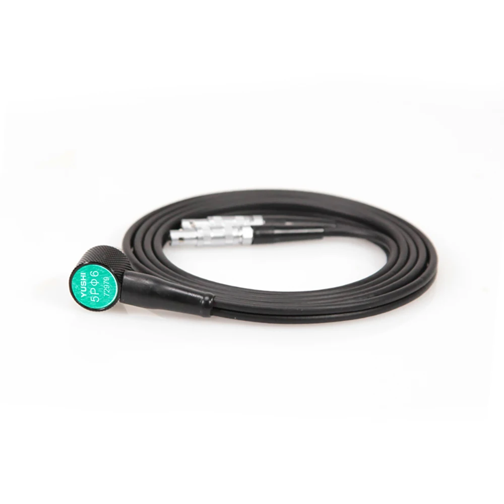 YUSHI lemo00 cable dual element diameter 6mm, 5MHz ultrasonic thickness probe transducer
YUSHI lemo00 cable dual element diameter 6mm, 5MHz ultrasonic thickness probe transducer