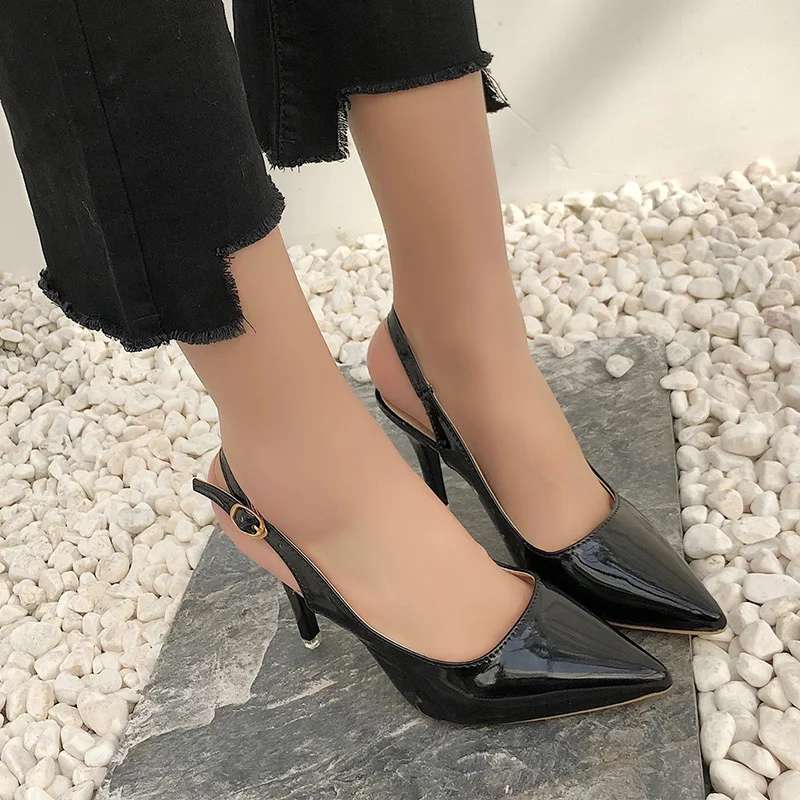 2022 Summer Elegant Women Glitter Pink Yellow Heels Slingback Sandals 7cm Stiletto High Heels Sandals Wedding Shoes Plus Size
2022 Summer Elegant Women Glitter Pink Yellow Heels Slingback Sandals 7cm Stiletto High Heels Sandals Wedding Shoes Plus Size