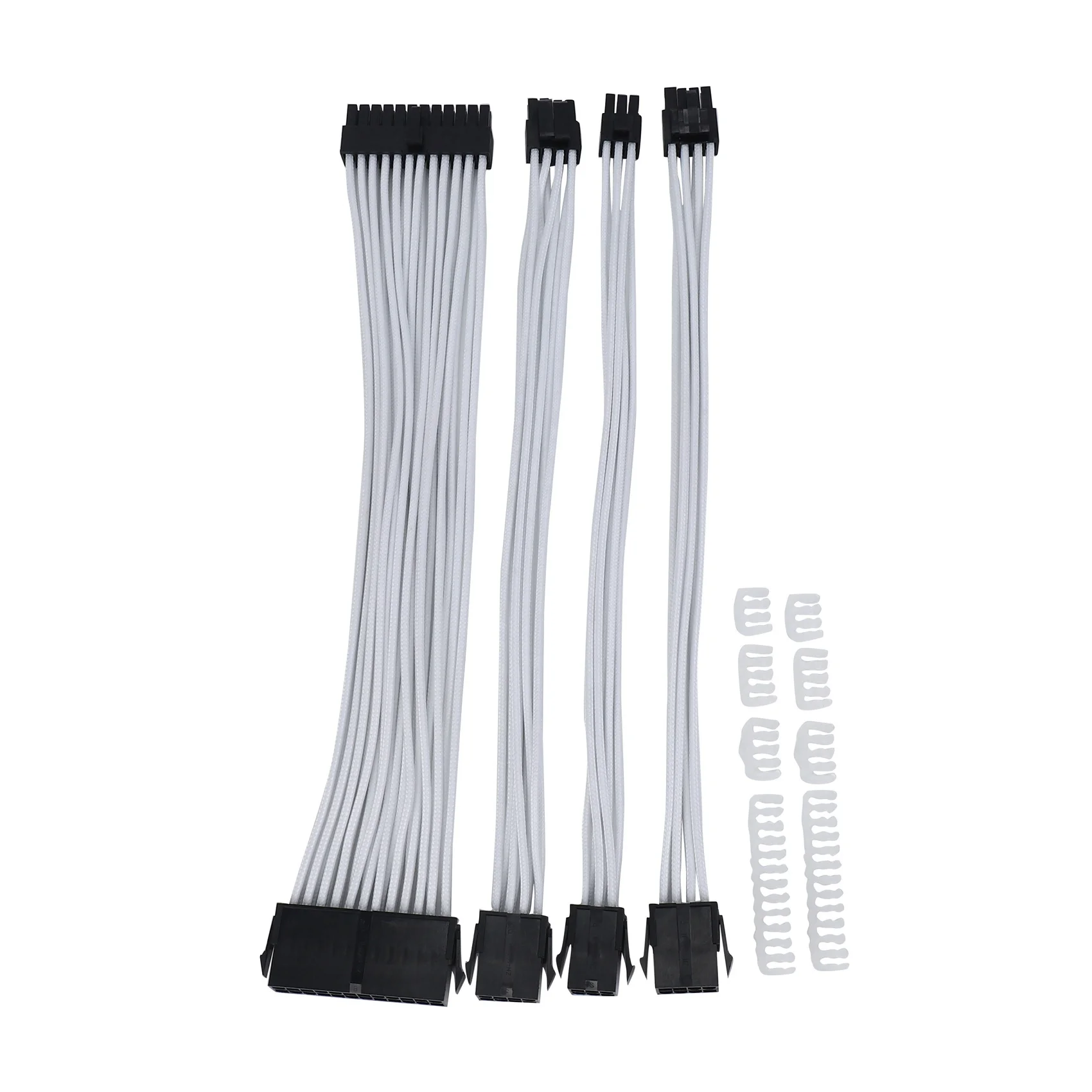 Basic Extension Cable Kit; 1Pcs Atx 24Pin/Eps 4+4Pin/Pci-E 8Pin/Pci-E 6Pin Power Extension Cable
Basic Extension Cable Kit; 1Pcs Atx 24Pin/Eps 4+4Pin/Pci-E 8Pin/Pci-E 6Pin Power Extension Cable