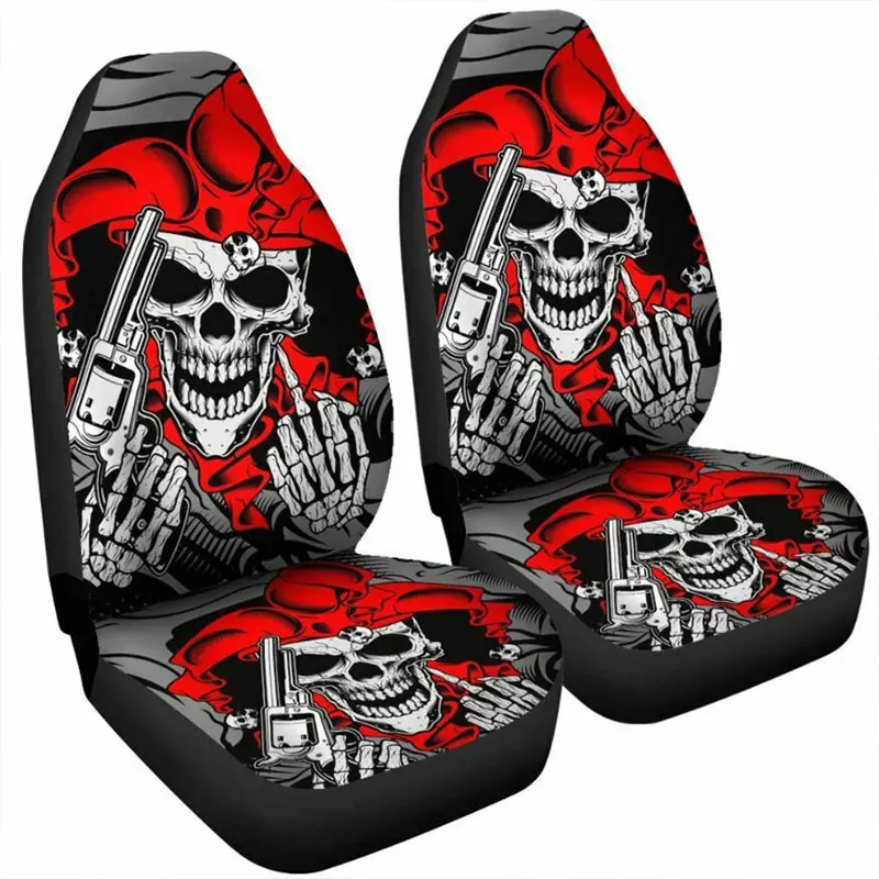 Skull Horror Car Seat Cover 3D Skull printed Universal Front Protector Accessories Cushion pattern seat cover
Skull Horror Car Seat Cover 3D Skull printed Universal Front Protector Accessories Cushion pattern seat cover