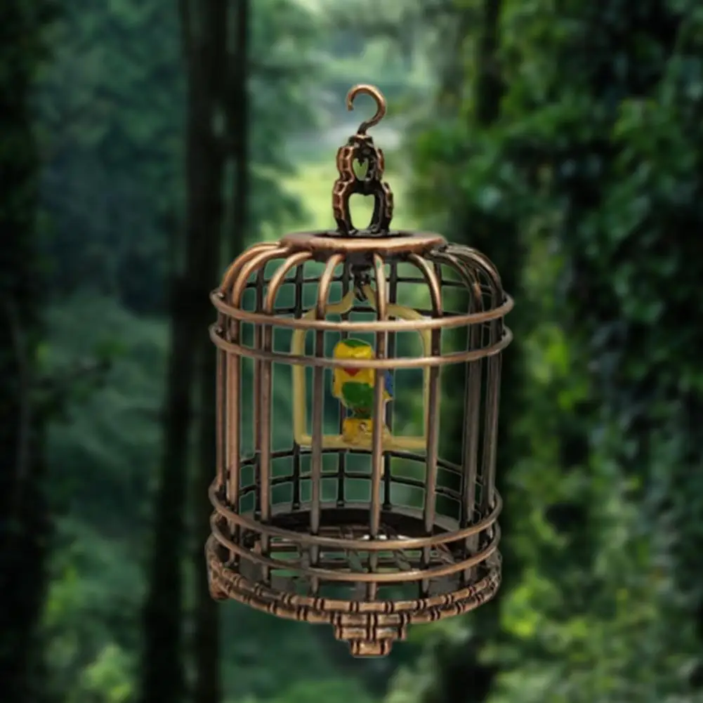 Smooth Surface Functional Pretend Exquisite Birdcage Toy Creative Mini Bird Cage Lightweight for Decoration
Smooth Surface Functional Pretend Exquisite Birdcage Toy Creative Mini Bird Cage Lightweight for Decoration