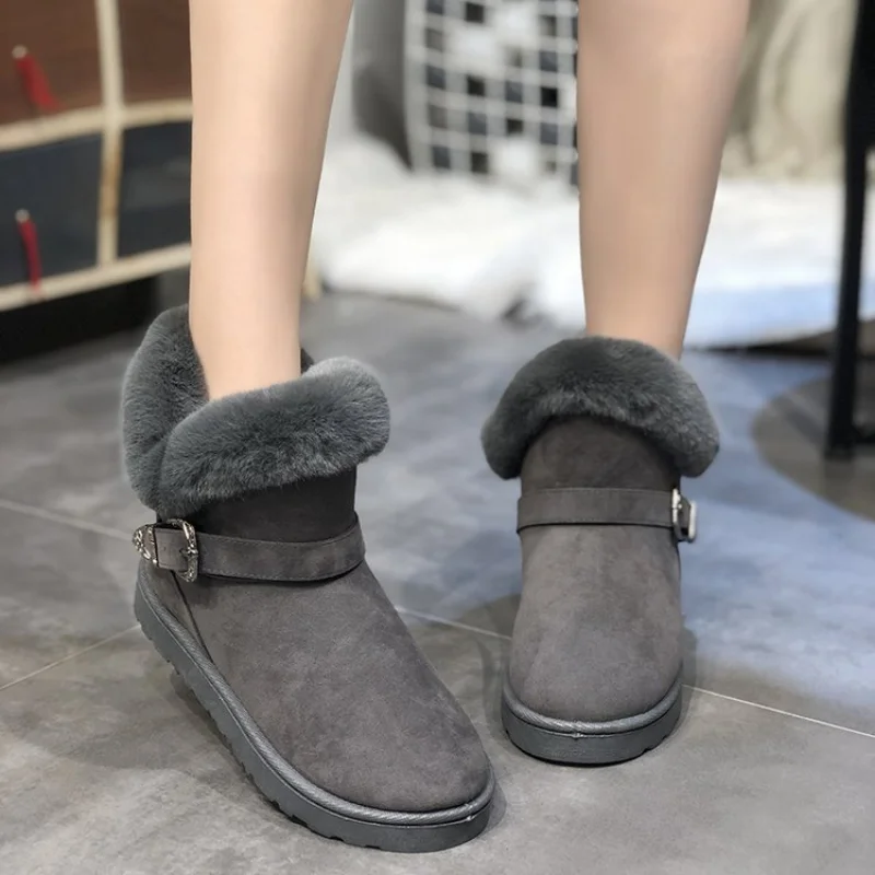 Women Fashion Winter Boots Solid Flat Plush Warm Snow Bottes Women Ankle Boots with Heart Sneakers Casual Shoes
Women Fashion Winter Boots Solid Flat Plush Warm Snow Bottes Women Ankle Boots with Heart Sneakers Casual Shoes