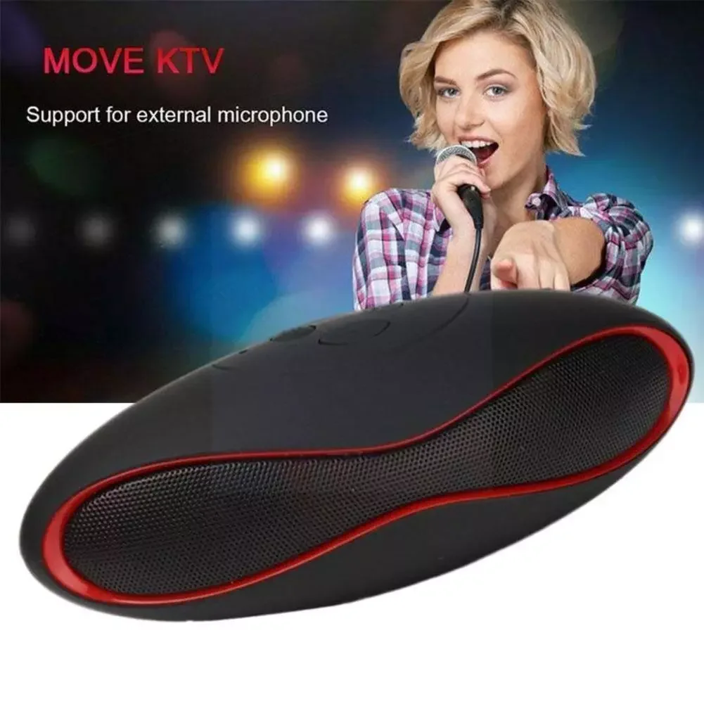 Creative Rugby Bluetooth Compatible Speaker 3D Sound Portable Stereo Sound Surround Column Subwoofer System Mini Music Spea D0T3
Creative Rugby Bluetooth Compatible Speaker 3D Sound Portable Stereo Sound Surround Column Subwoofer System Mini Music Spea D0T3