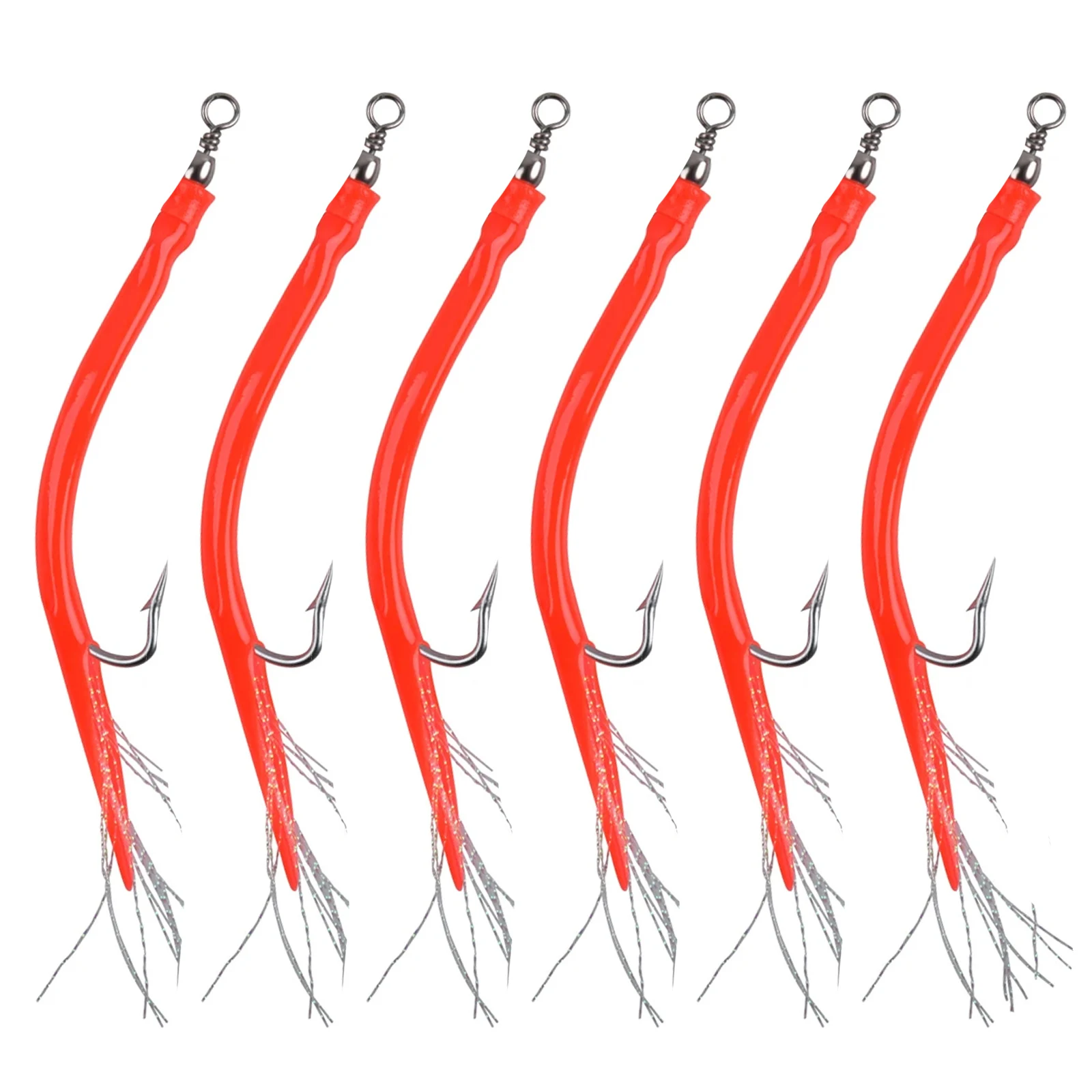 6Pcs Codfish Fishing Eel Tube Jig Bait Shank Offset Hook Barbed Octopus Stainless Steel Hook Sea Fishing Accessories
6Pcs Codfish Fishing Eel Tube Jig Bait Shank Offset Hook Barbed Octopus Stainless Steel Hook Sea Fishing Accessories