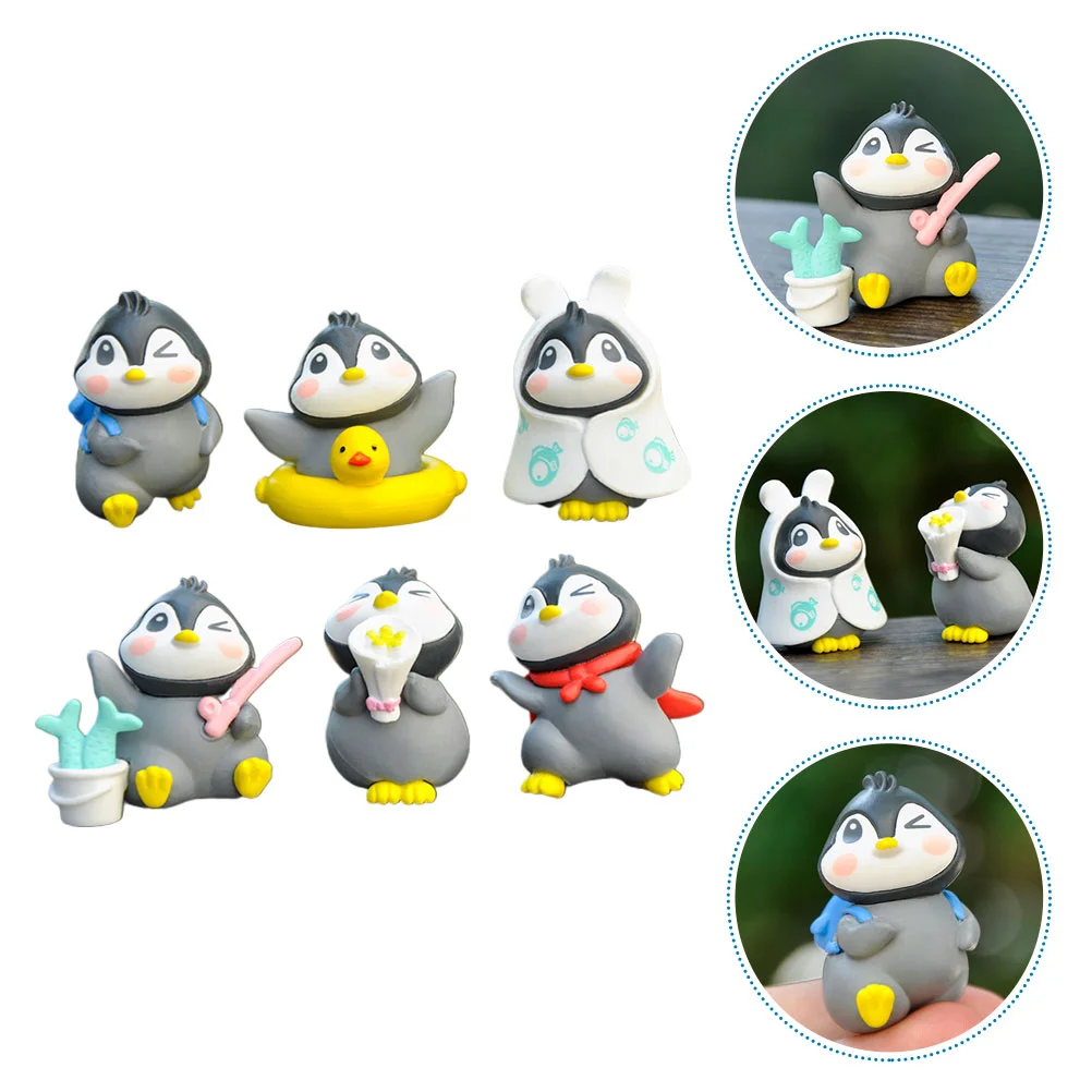 6 Pcs Mini Decor Penguin Ornaments Miniature Ocean Small Decoration Pvc Figure Figurine Baby
6 Pcs Mini Decor Penguin Ornaments Miniature Ocean Small Decoration Pvc Figure Figurine Baby