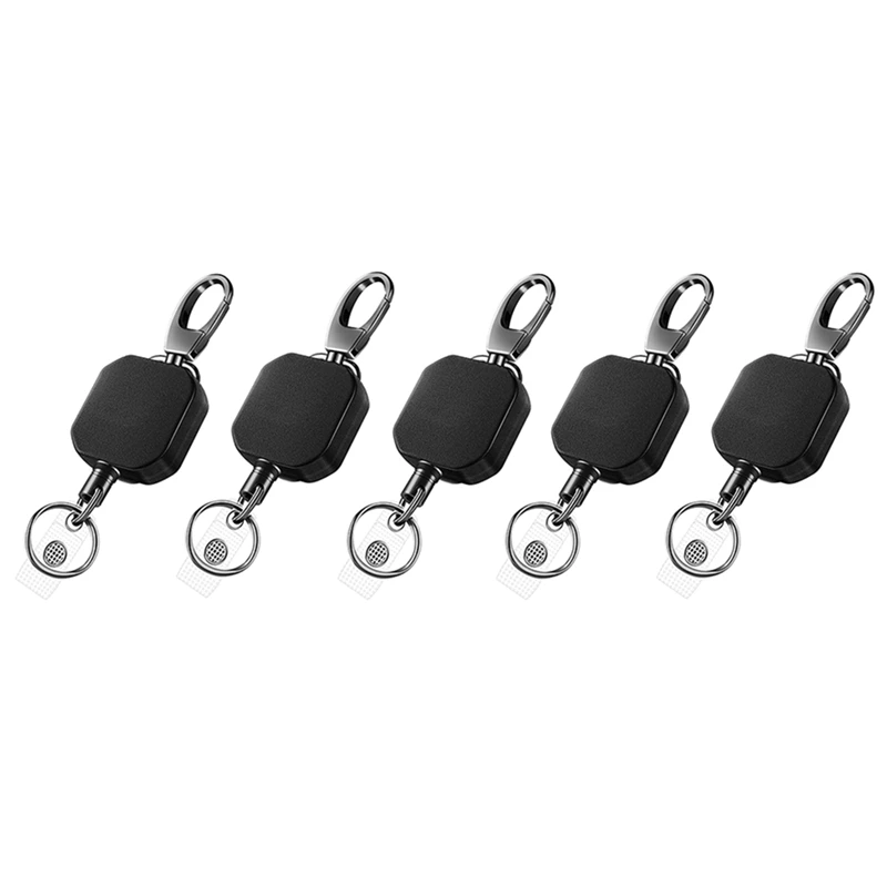 Heavy Duty Metal Retractable Badge Holders Carabiner Belt Badge Reels Clip Key Ring ID Card Holder
Heavy Duty Metal Retractable Badge Holders Carabiner Belt Badge Reels Clip Key Ring ID Card Holder