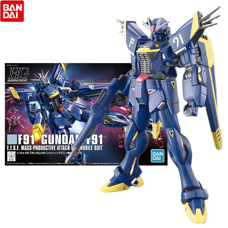 Bandai Genuine Gundam Model Kit Anime Figure HG 1/144 F91 Collection Gunpla Anime Action Figure Toys for Children Brand: Bandai
Bandai Genuine Gundam Model Kit Anime Figure HG 1/144 F91 Collection Gunpla Anime Action Figure Toys for Children Brand: Bandai