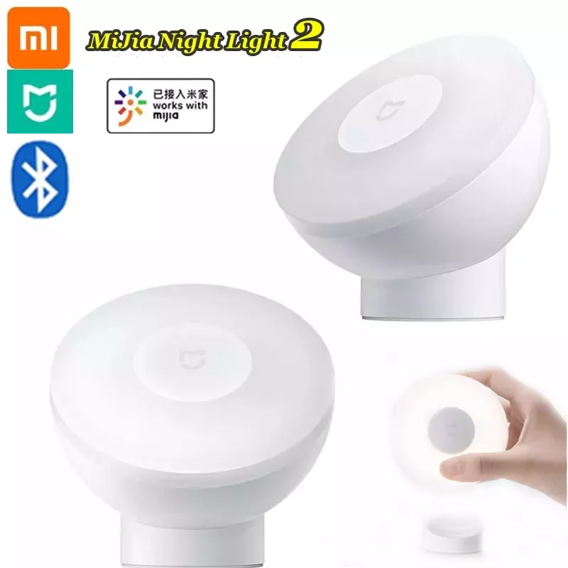 Original Night Light 2 Bluetooth- Brightness Adjust Infrared Smart Body Motion Sensor 360° Mi Night Lamp
Original Night Light 2 Bluetooth- Brightness Adjust Infrared Smart Body Motion Sensor 360° Mi Night Lamp