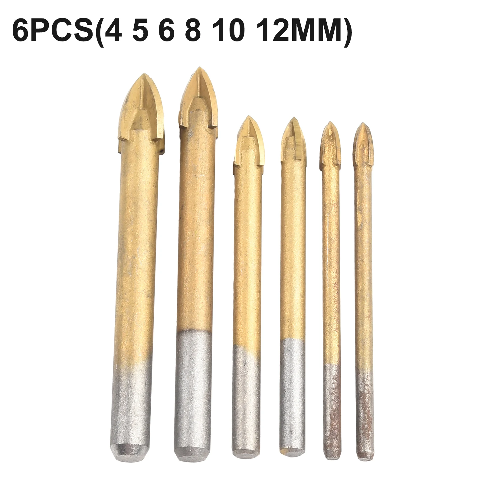 1set Drill Bits 4 5 6 8 10 12mm Spear Head Carbide For Glass Ceramic Tile Brick Wall Carbide Drill Bits
1set Drill Bits 4 5 6 8 10 12mm Spear Head Carbide For Glass Ceramic Tile Brick Wall Carbide Drill Bits