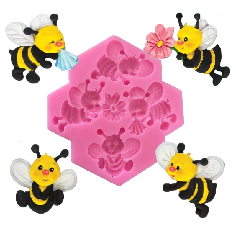 3D Insect Animals Flying Bee Silicone Mold DIY Honeycomb Chocolate Pastry Fondant Cake Decor Resin Moulds Kitchen Baking Tools
3D Insect Animals Flying Bee Silicone Mold DIY Honeycomb Chocolate Pastry Fondant Cake Decor Resin Moulds Kitchen Baking Tools
