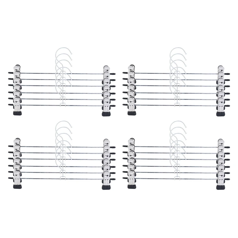 96 PCS Skirt Hangers With Clips, Pants Hanger Metal Pant Hangers Space Saving For Pants Skirts Clothes
96 PCS Skirt Hangers With Clips, Pants Hanger Metal Pant Hangers Space Saving For Pants Skirts Clothes