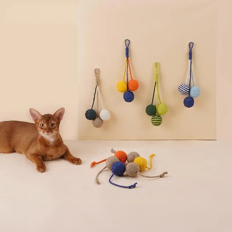 Cat toy funny cat stick bite resistant cat Mint ball cat toy set cat toy self hi kitten Interesting happy Cats like it
Cat toy funny cat stick bite resistant cat Mint ball cat toy set cat toy self hi kitten Interesting happy Cats like it