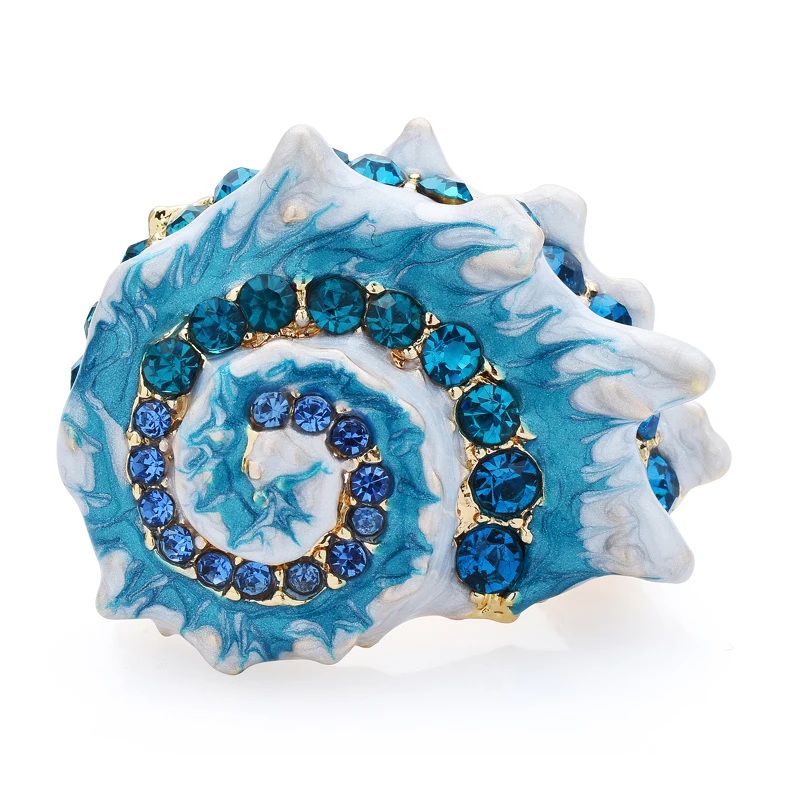 Wuli&baby Enamel Shell Brooches For Women Unisex 3-color Rhinestone Sea Conch Casual Party Brooch Pin Gifts
Wuli&baby Enamel Shell Brooches For Women Unisex 3-color Rhinestone Sea Conch Casual Party Brooch Pin Gifts
