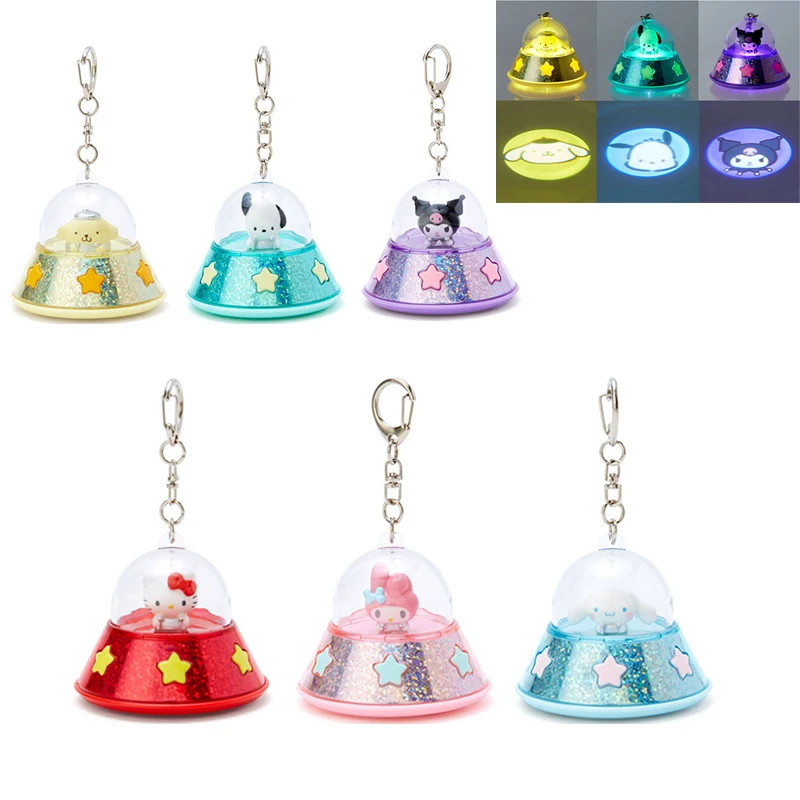 Sanrioed Kawaii Purin Dog Cinnamoroll Hello Kt Mymelody Kuromi Projection Keychain Ufo Shaped Character Led Fashion Pendant
Sanrioed Kawaii Purin Dog Cinnamoroll Hello Kt Mymelody Kuromi Projection Keychain Ufo Shaped Character Led Fashion Pendant