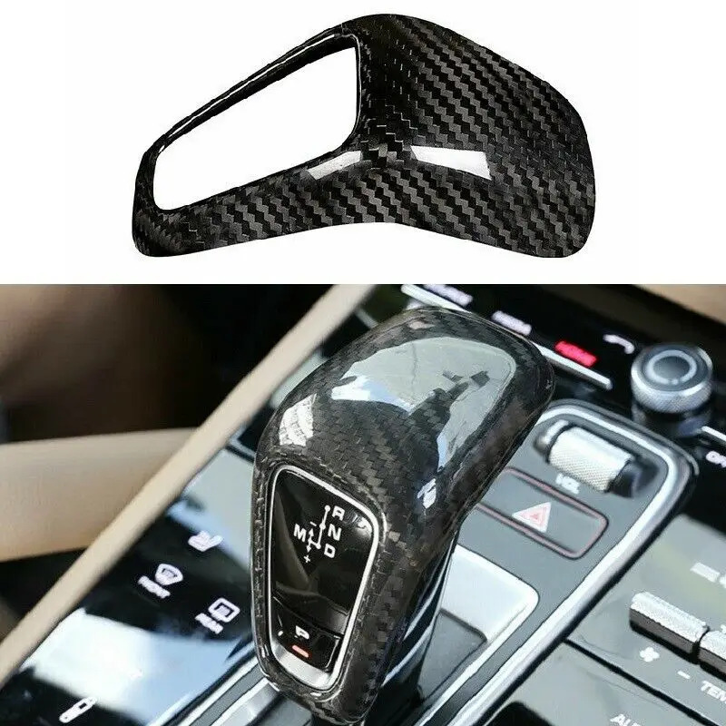 ABS Carbon Fiber Car Gear Shift Knob Cover Trim Shifter Handle Sleeve Cap Decoration for Porsche Cayenne 2018-22
ABS Carbon Fiber Car Gear Shift Knob Cover Trim Shifter Handle Sleeve Cap Decoration for Porsche Cayenne 2018-22
