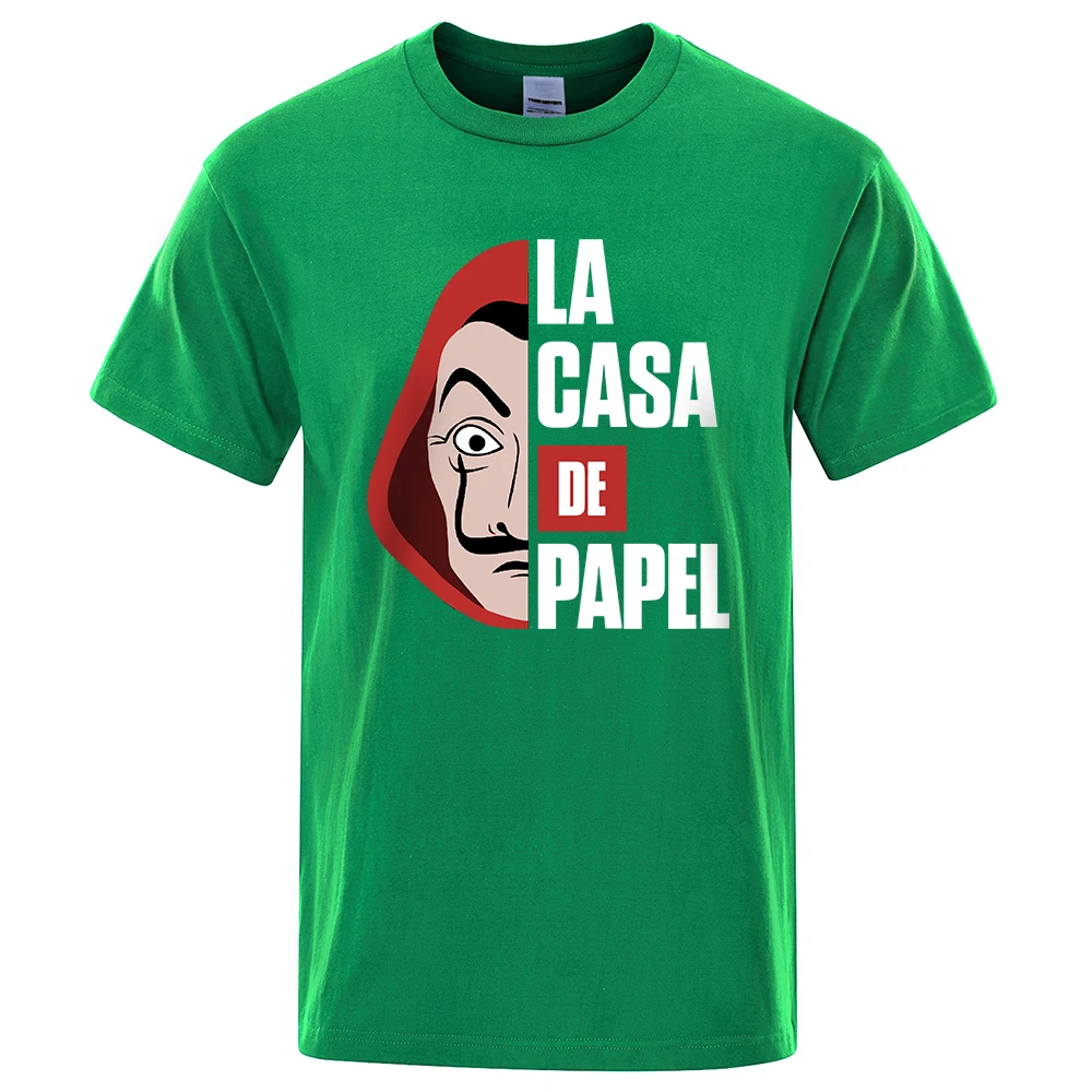 La Casa De Papel Brand Male Tops Fashion O-Neck Quality T-Shirts Summer Casual Cotton Tshirts Hip Hop Oversize Loose Tshirt
La Casa De Papel Brand Male Tops Fashion O-Neck Quality T-Shirts Summer Casual Cotton Tshirts Hip Hop Oversize Loose Tshirt