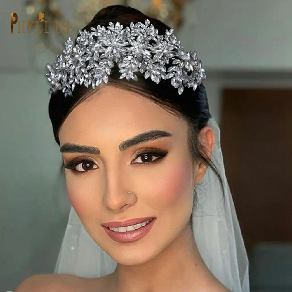 A440 Wedding Hair Ornaments Jewelry Bridal Headpiece Vintage Full Rhinestone Bridal Headband Pearl Bride Hair Accessories
A440 Wedding Hair Ornaments Jewelry Bridal Headpiece Vintage Full Rhinestone Bridal Headband Pearl Bride Hair Accessories