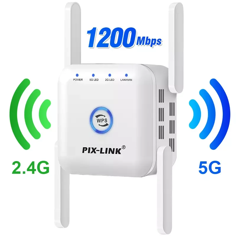 Repeater Wifi 5ghz Wifi Repeater 1200Mbps Router Wifi Extender Long Range 2.4G Wi Fi Booster Wi-Fi Amplifier Access Point
Repeater Wifi 5ghz Wifi Repeater 1200Mbps Router Wifi Extender Long Range 2.4G Wi Fi Booster Wi-Fi Amplifier Access Point
