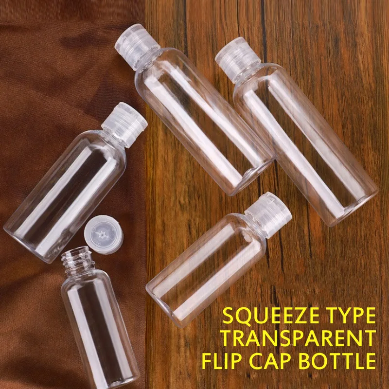 5ml/100ml Plastic Refillable Bottle Transparent Bottle Butterfly Cap Makeup Tool Sub-bottling Clamshell Bottle Accessories
5ml/100ml Plastic Refillable Bottle Transparent Bottle Butterfly Cap Makeup Tool Sub-bottling Clamshell Bottle Accessories