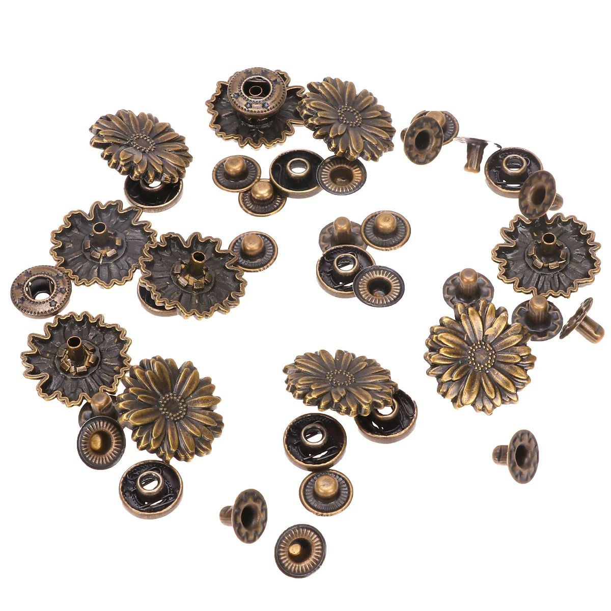 Snap Buttons Button Press Fasteners Fastenerstuds Metalsewing Kit Bronze Buckle Snaps Vintage Clothingdiy Brass Retroflower
Snap Buttons Button Press Fasteners Fastenerstuds Metalsewing Kit Bronze Buckle Snaps Vintage Clothingdiy Brass Retroflower