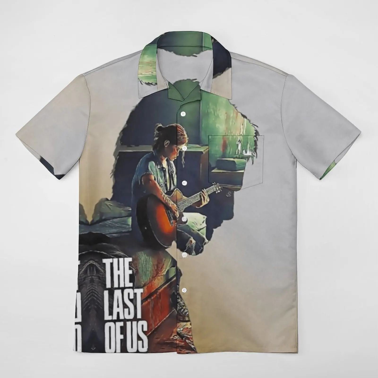 

Yuhui The Last of Us A Short Sleeved Shirt Graphic Tees Coordinates High Grade Beach USA Size