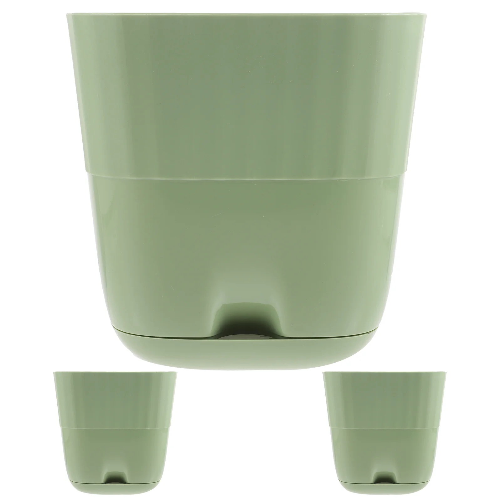 3 Pcs Flower Pot Self Watering Automatic Planter Outdoor Plastic Planting Succulent Office
3 Pcs Flower Pot Self Watering Automatic Planter Outdoor Plastic Planting Succulent Office