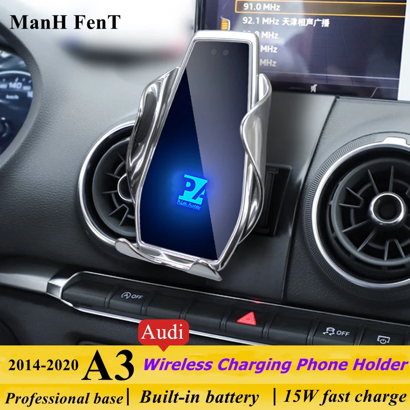 Автомобильный держатель для телефона Audi A3 2014-2020 с беспроводной зарядкой, 15 Вт, автомобильный держатель для мобильных телефонов, навигационный кронштейн, поддержка GPS
Автомобильный держатель для телефона Audi A3 2014-2020 с беспроводной зарядкой, 15 Вт, автомобильный держатель для мобильных телефонов, навигационный кронштейн, поддержка GPS