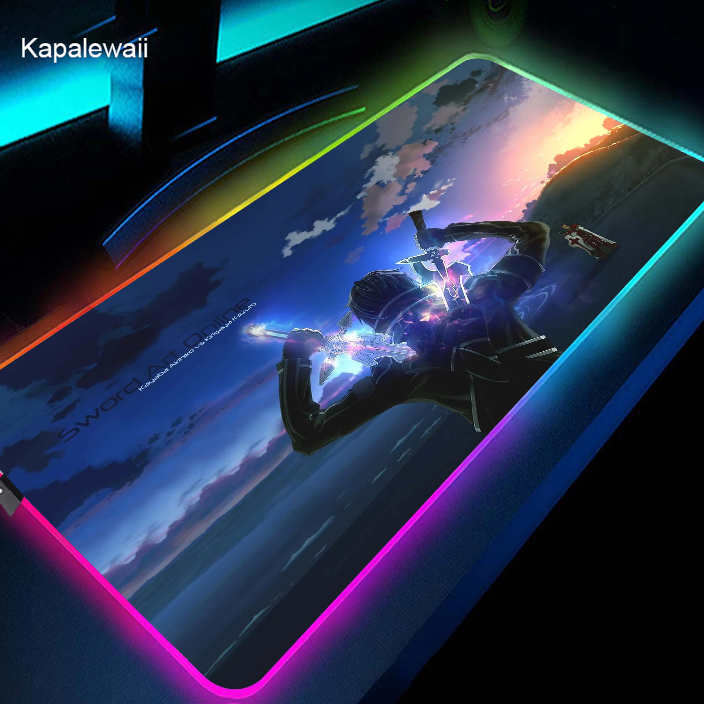 Computer Mousepad RGB Large Mouse Pad Gamer Gaming Mouse Pad Sword Art Online XXL Mouse Carpet Big PC Desk Play Mat with Backlit
Computer Mousepad RGB Large Mouse Pad Gamer Gaming Mouse Pad Sword Art Online XXL Mouse Carpet Big PC Desk Play Mat with Backlit