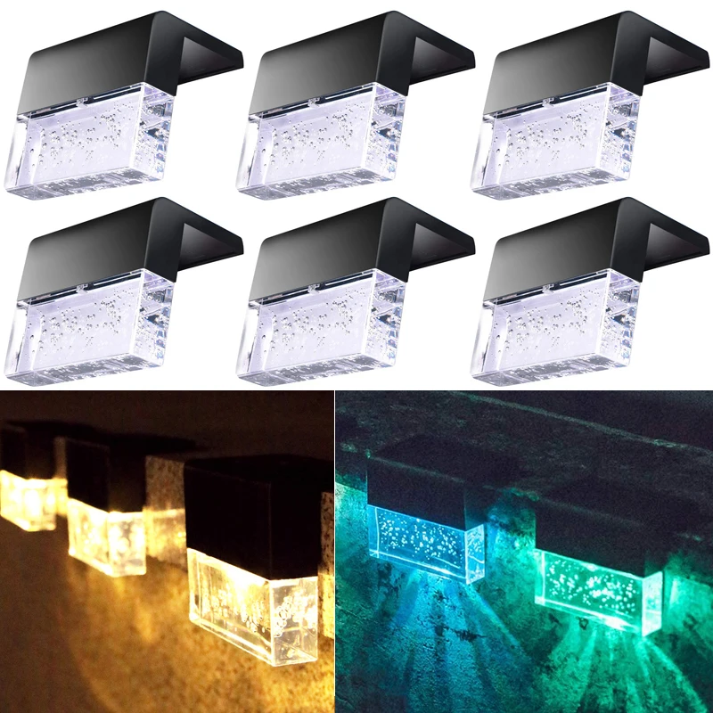2/4/8pcs Solar LED Light Outdoors RGB Garden Light Stair Light Lamp Waterproof Outdoor Passage Yard Terrace Guardrail Step Decor
2/4/8pcs Solar LED Light Outdoors RGB Garden Light Stair Light Lamp Waterproof Outdoor Passage Yard Terrace Guardrail Step Decor