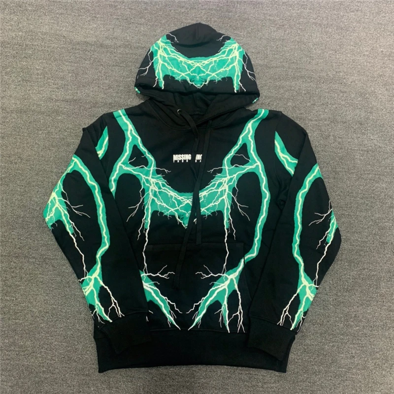 High Quality Reflective Missing Since Thursday Lightning Fashion Hoodie Men 1:1 Heavy Fabric Women Pullover Oversize Sweatshirts
High Quality Reflective Missing Since Thursday Lightning Fashion Hoodie Men 1:1 Heavy Fabric Women Pullover Oversize Sweatshirts