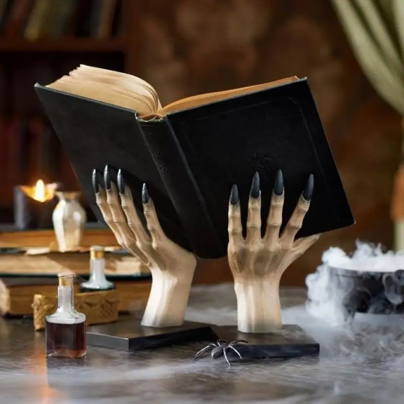 2022 Witchy Hand Book Stand Halloween Decorations For Home Desktop Bookshelf Decorative Books Holder Statues Home Decoration
2022 Witchy Hand Book Stand Halloween Decorations For Home Desktop Bookshelf Decorative Books Holder Statues Home Decoration