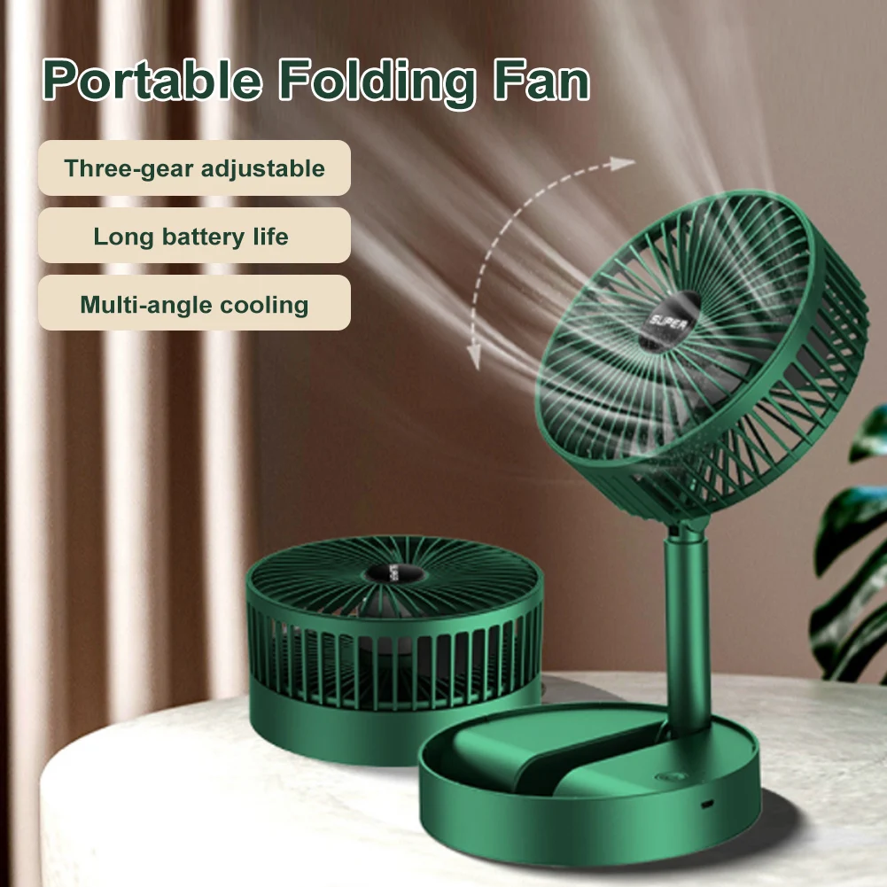 Summer Cooling Fan USB Rechargeable Low Noise Portable Folding Telescopic Fan Parts For Travel Bedroom Dorm Office Household Fan
Summer Cooling Fan USB Rechargeable Low Noise Portable Folding Telescopic Fan Parts For Travel Bedroom Dorm Office Household Fan