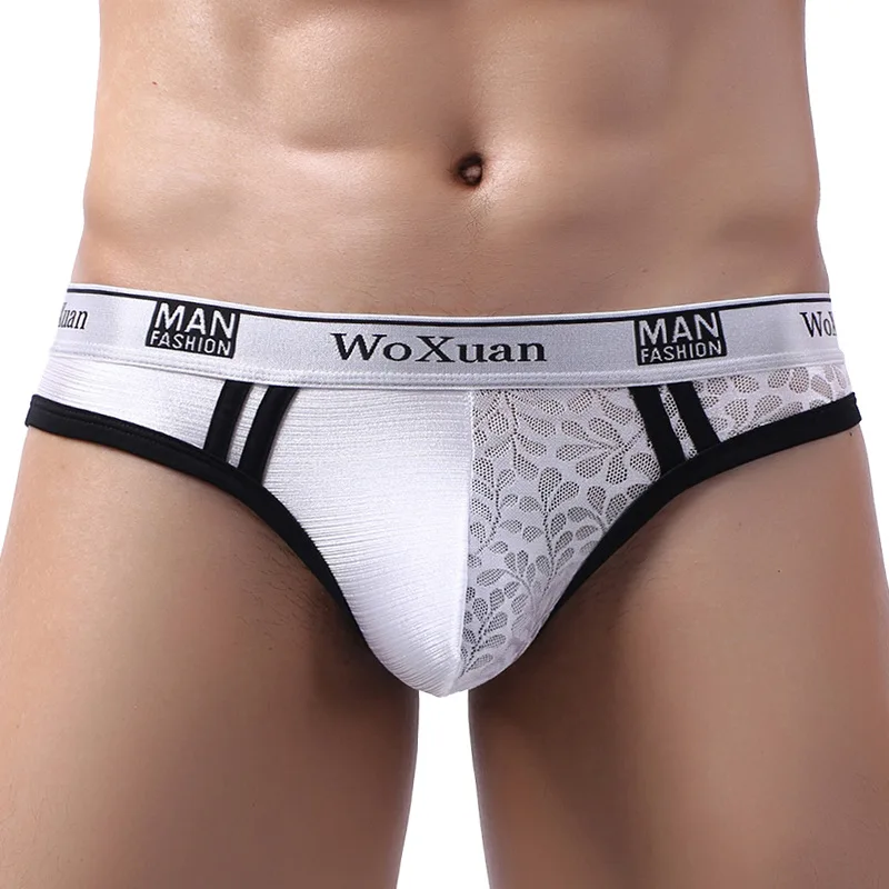 Sexy Men Underwear Briefs Low waist Lace Mesh Silky Slip Underpants U Convex Pouch Breathable Male Panties Shorts High Quality
Sexy Men Underwear Briefs Low waist Lace Mesh Silky Slip Underpants U Convex Pouch Breathable Male Panties Shorts High Quality