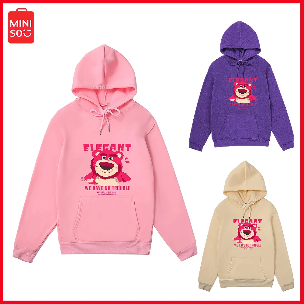 Miniso Lotso Autumn Winter Hooded Cartoon Printed Hoodie for Students Casual Sports Long Sleeved European American Pullover Top
Miniso Lotso Autumn Winter Hooded Cartoon Printed Hoodie for Students Casual Sports Long Sleeved European American Pullover Top