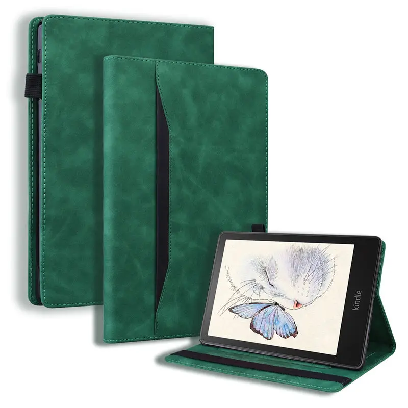 Business Wallet Funda For Amazon Kindle Paperwhite 5 2021 Case 11th Generation 6.8" Smart eBook Cover with Soft TPU Back Shell
Business Wallet Funda For Amazon Kindle Paperwhite 5 2021 Case 11th Generation 6.8" Smart eBook Cover with Soft TPU Back Shell