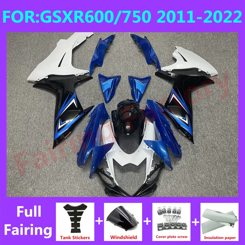 Fairing kit for GSXR600 750 GSXR 600 GSX-R750 K11 2011 2012 2013 2014 2015 2016 2017 2018 2019 2020 2021 Fairings set blue white
Fairing kit for GSXR600 750 GSXR 600 GSX-R750 K11 2011 2012 2013 2014 2015 2016 2017 2018 2019 2020 2021 Fairings set blue white