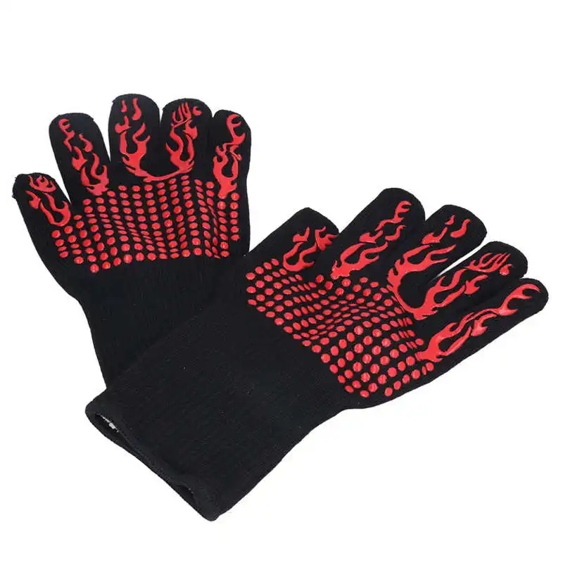 Heat Resistant Gloves Flexible Grilling Gloves 800℃ High Temperature Resistance for Outdoor Barbecue
Heat Resistant Gloves Flexible Grilling Gloves 800℃ High Temperature Resistance for Outdoor Barbecue