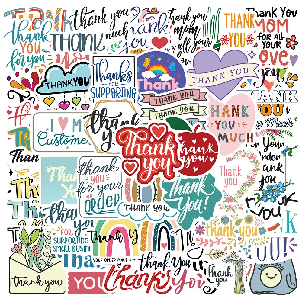 10/30/50 шт., водонепроницаемые наклейки с надписью «Thank you» на английском языке
10/30/50 шт., водонепроницаемые наклейки с надписью «Thank you» на английском языке