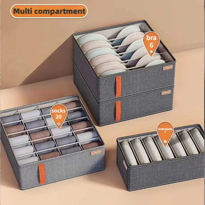 New Wardrobe Partition Storage Box Clothes Underwear Socks Household Bedroom Clothes Multi-standard Storage and Sorting Box
New Wardrobe Partition Storage Box Clothes Underwear Socks Household Bedroom Clothes Multi-standard Storage and Sorting Box