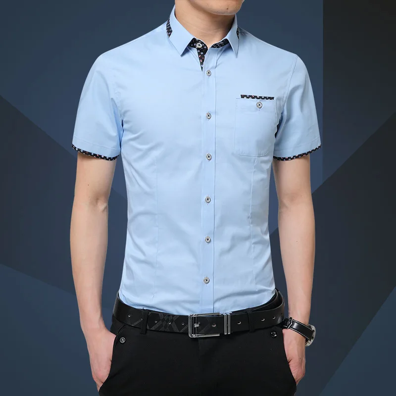 2022 New Fashion Mens Dress Shirts High Quality Summer Men Fashion Shirt Short Sleeve Man Slim Fit Casual Shirts Asian Size 5XL
2022 New Fashion Mens Dress Shirts High Quality Summer Men Fashion Shirt Short Sleeve Man Slim Fit Casual Shirts Asian Size 5XL