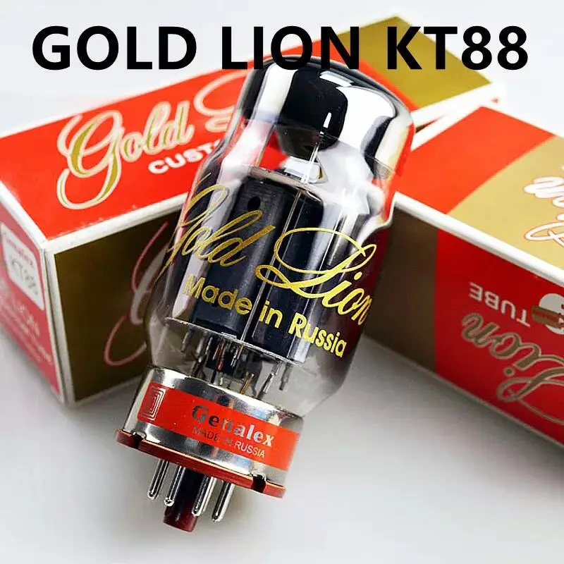 Вакуумная трубка KT88 GOLD LION, замена KT77 KT66 el34, заводской тест и соответствие
Вакуумная трубка KT88 GOLD LION, замена KT77 KT66 el34, заводской тест и соответствие