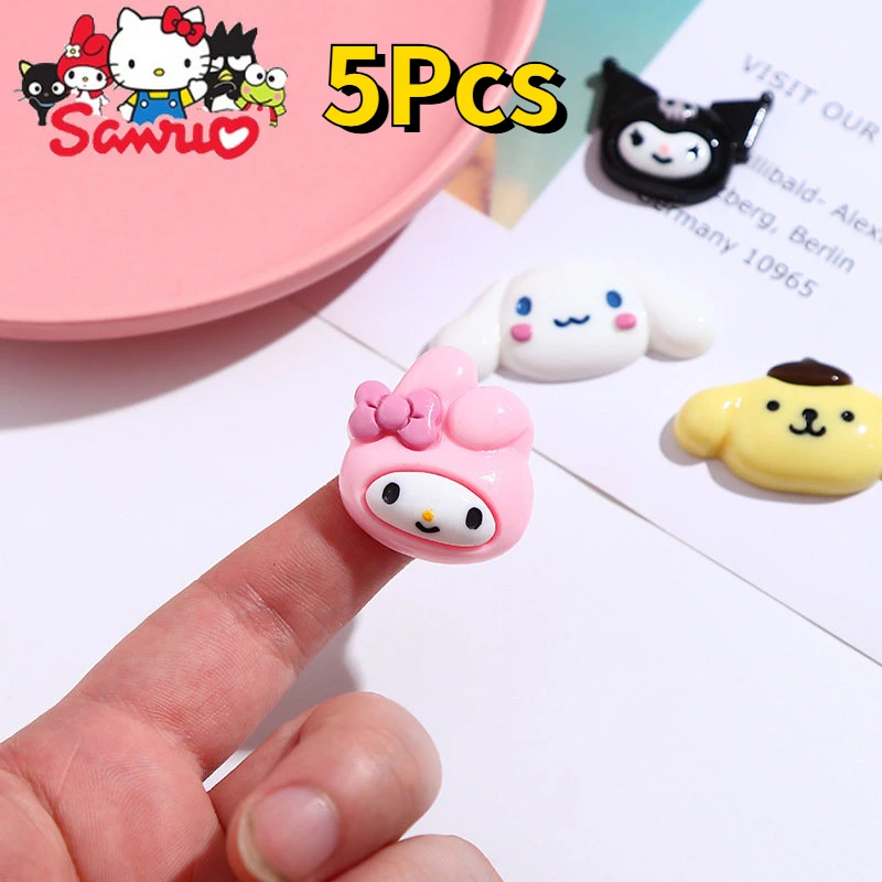 5Pcs Cartoon Sanrio Melody Hello Kitty Cinnamoroll Resin Accessories Cream Glue Phone Case Diy Homemade Drip Glue Hair Ornament
5Pcs Cartoon Sanrio Melody Hello Kitty Cinnamoroll Resin Accessories Cream Glue Phone Case Diy Homemade Drip Glue Hair Ornament