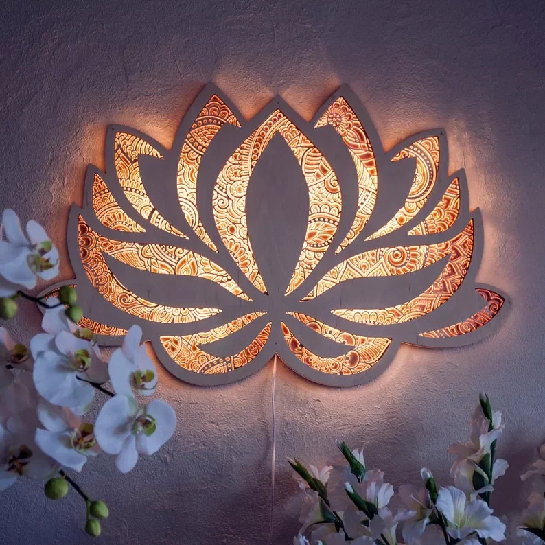 Led Yoga Room Lotus Flower Shape Night Light Yoga Room Night Light Atmosphere Light, Elegant Acrylic Lamp Wall Decor Figurines
Led Yoga Room Lotus Flower Shape Night Light Yoga Room Night Light Atmosphere Light, Elegant Acrylic Lamp Wall Decor Figurines